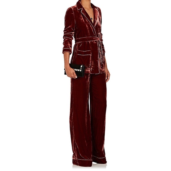 BCBGMaxAzria Pants - BCBGMaxAzria Colton Wide Leg Velvet Trouser